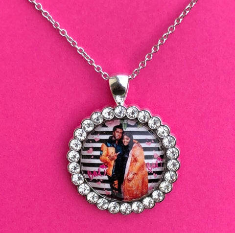 Silver Plated Keepsake necklace